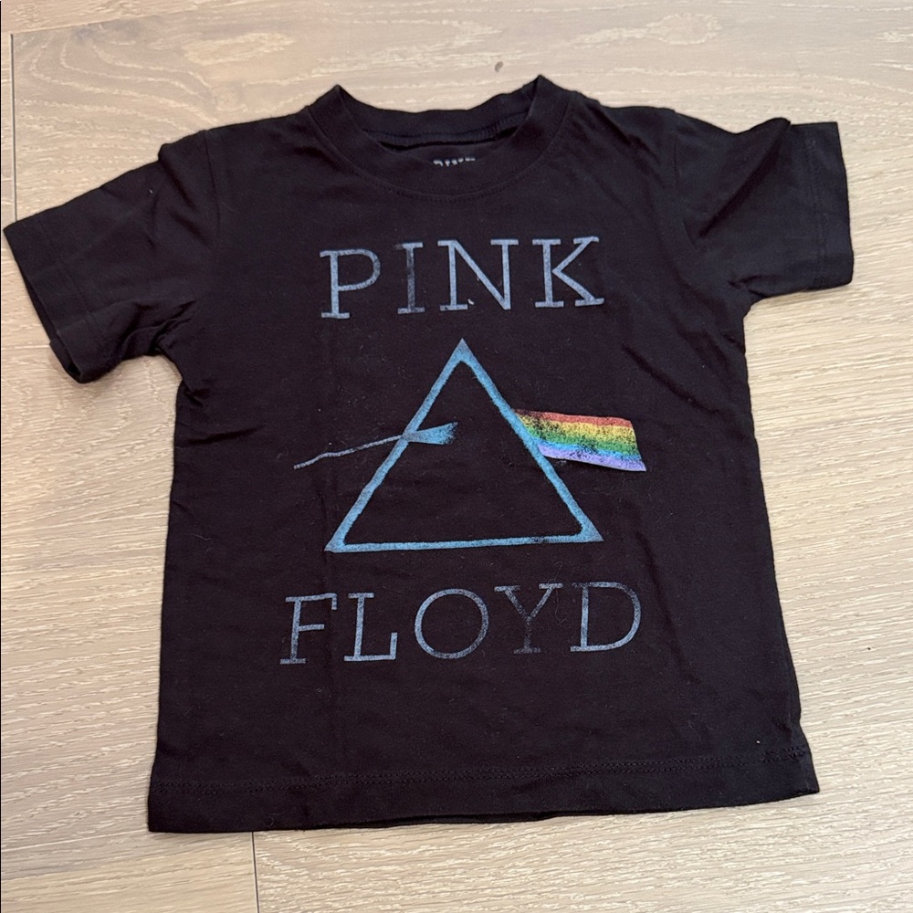 Pink Floyd Kids Tee with Rainbow Graphic